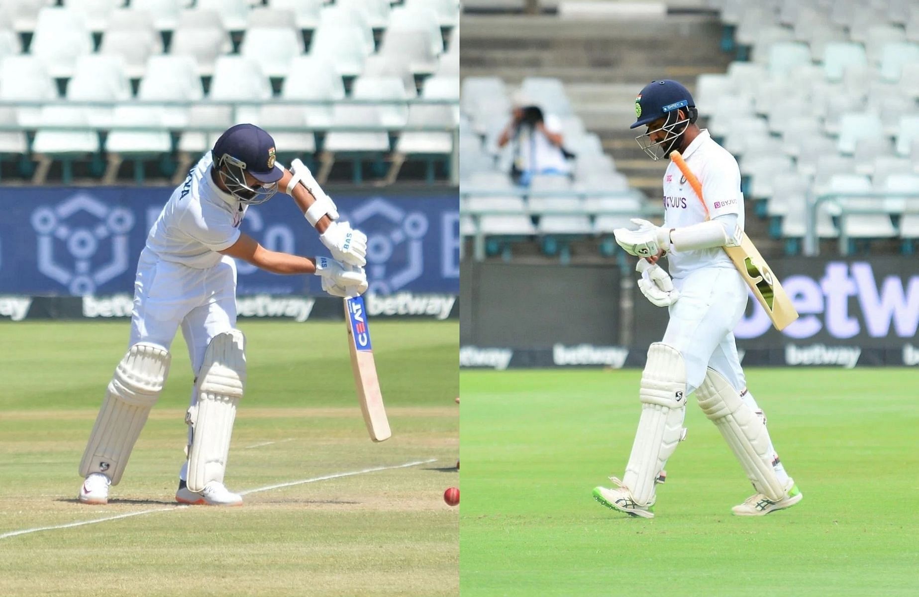 Ajinkya Rahane (left) and Cheteshwar Pujara. Pics: Getty Images