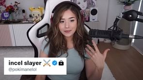 Following an unending online hate attack, Pokimane changes her name to "incel slayer" on Twitter