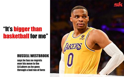 LA Lakers guard Russell Westbrook