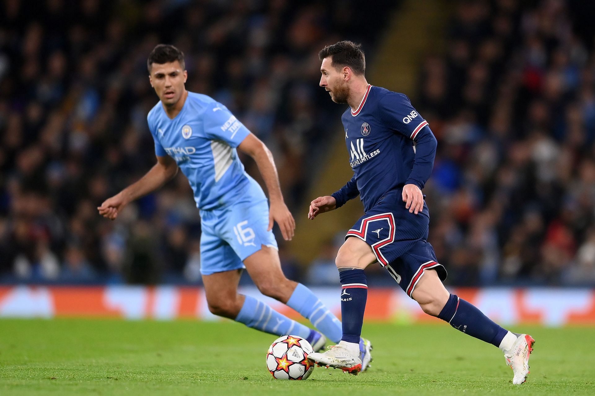 Lionel Messi in action for PSG