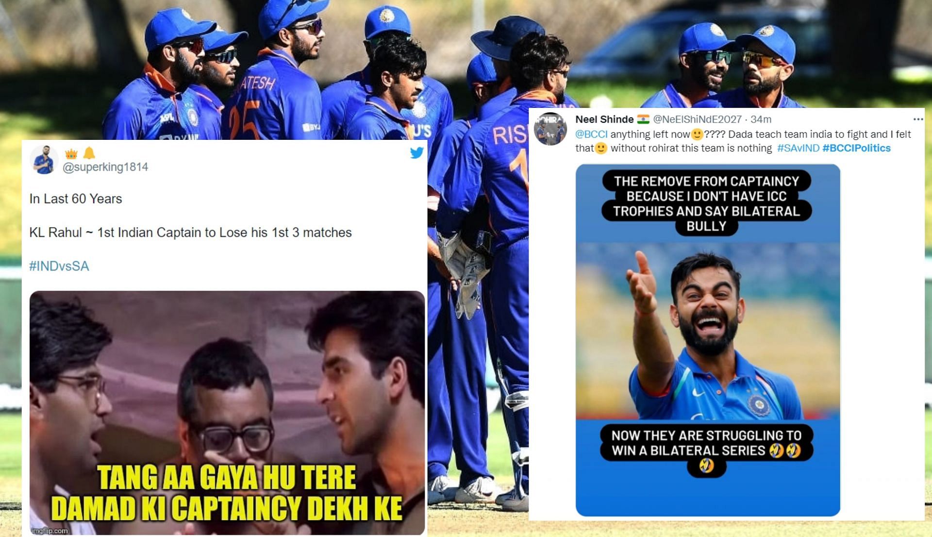 Fans brutally slam Indian skipper KL Rahul as South Africa comprehensively wins the ODI series
