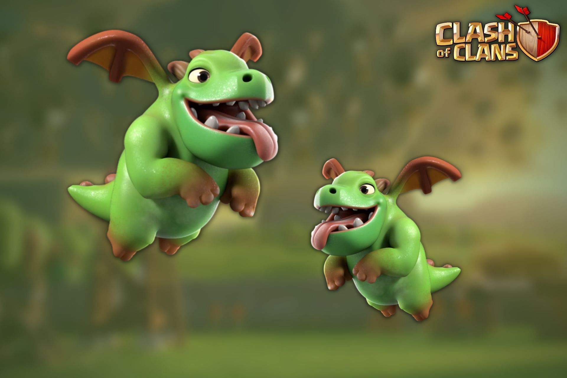 The Baby Dragons in Clash of Clans (Image via Sportskeeda)