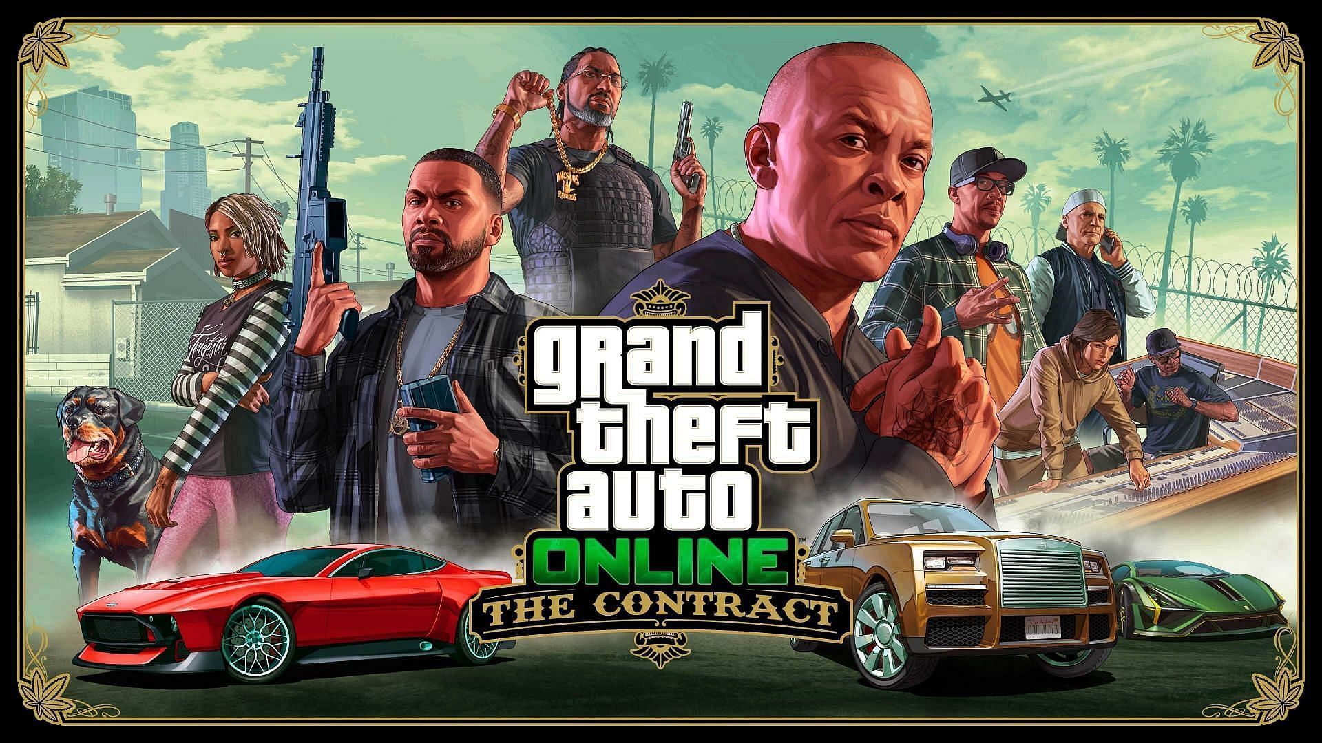 GTA Online players work well with Dr. Dre and Franklin (Image via Sportskeeda)