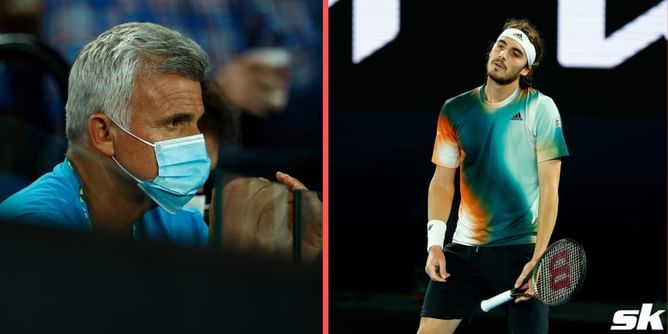 "They've been targeting me a long time, I feel I have been a victim" - Stefanos Tsitsipas on constantly receiving coaching violations