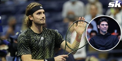 Stefanos Tsitsipas and Mark Philippoussis