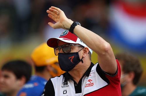 Kimi Raikkonen retired from F1 at the end of the 2021 season (Photo by Clive Rose/Getty Images)