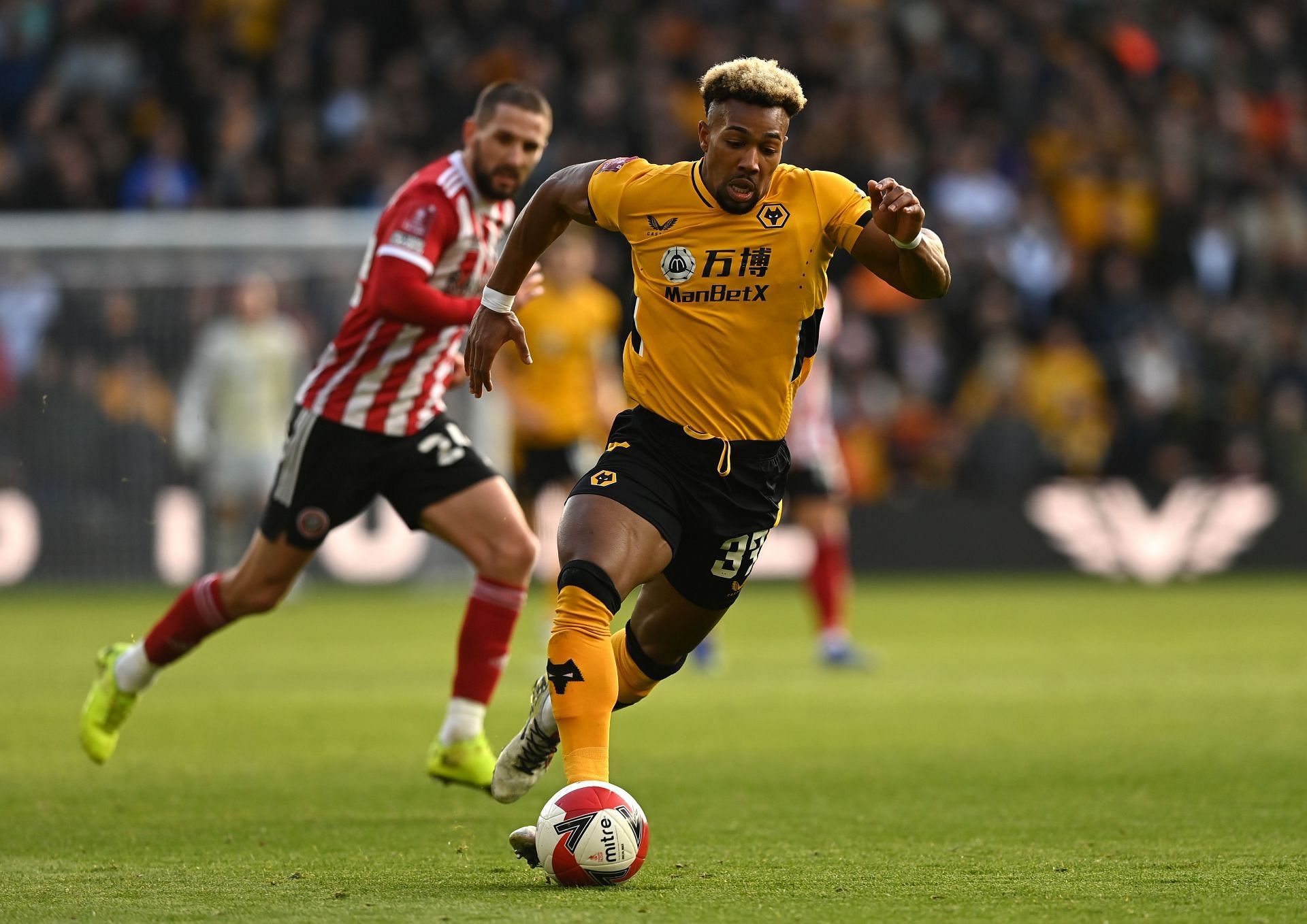 Traore in action for Wolves