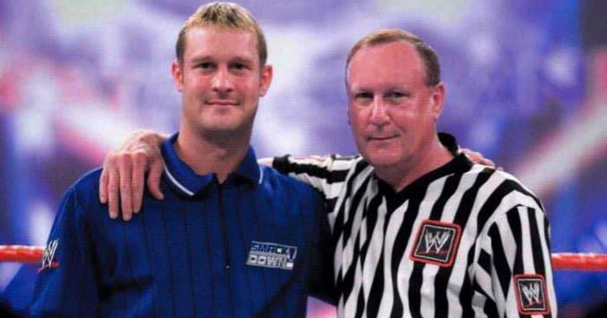 Earl and Brian Hebner during their days working together in WWE.