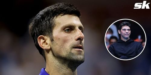 Novak Djokovic and Mark Philippoussis