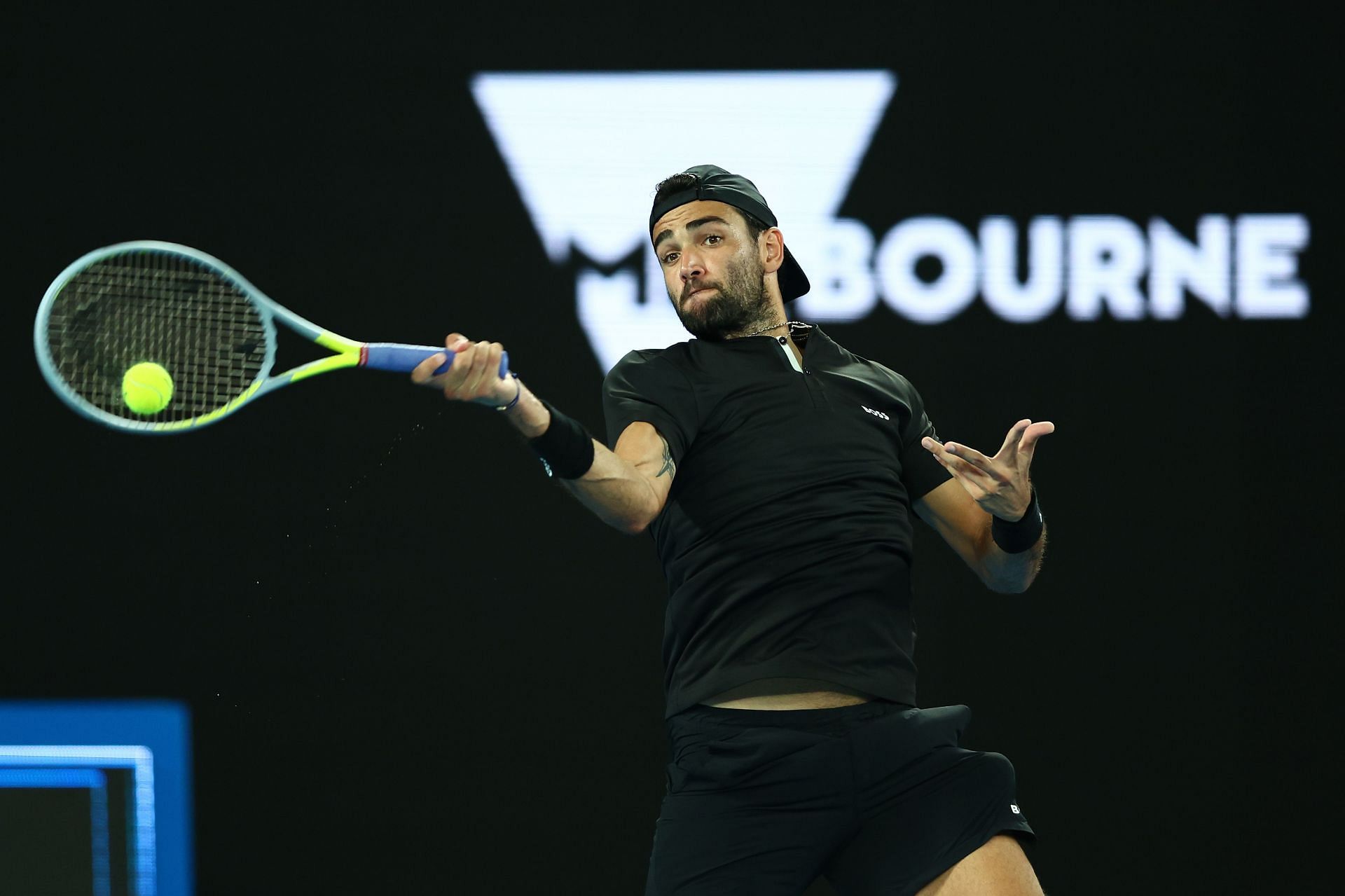 Berrettini is the first Italian to reach the semifinals of the Australian Open