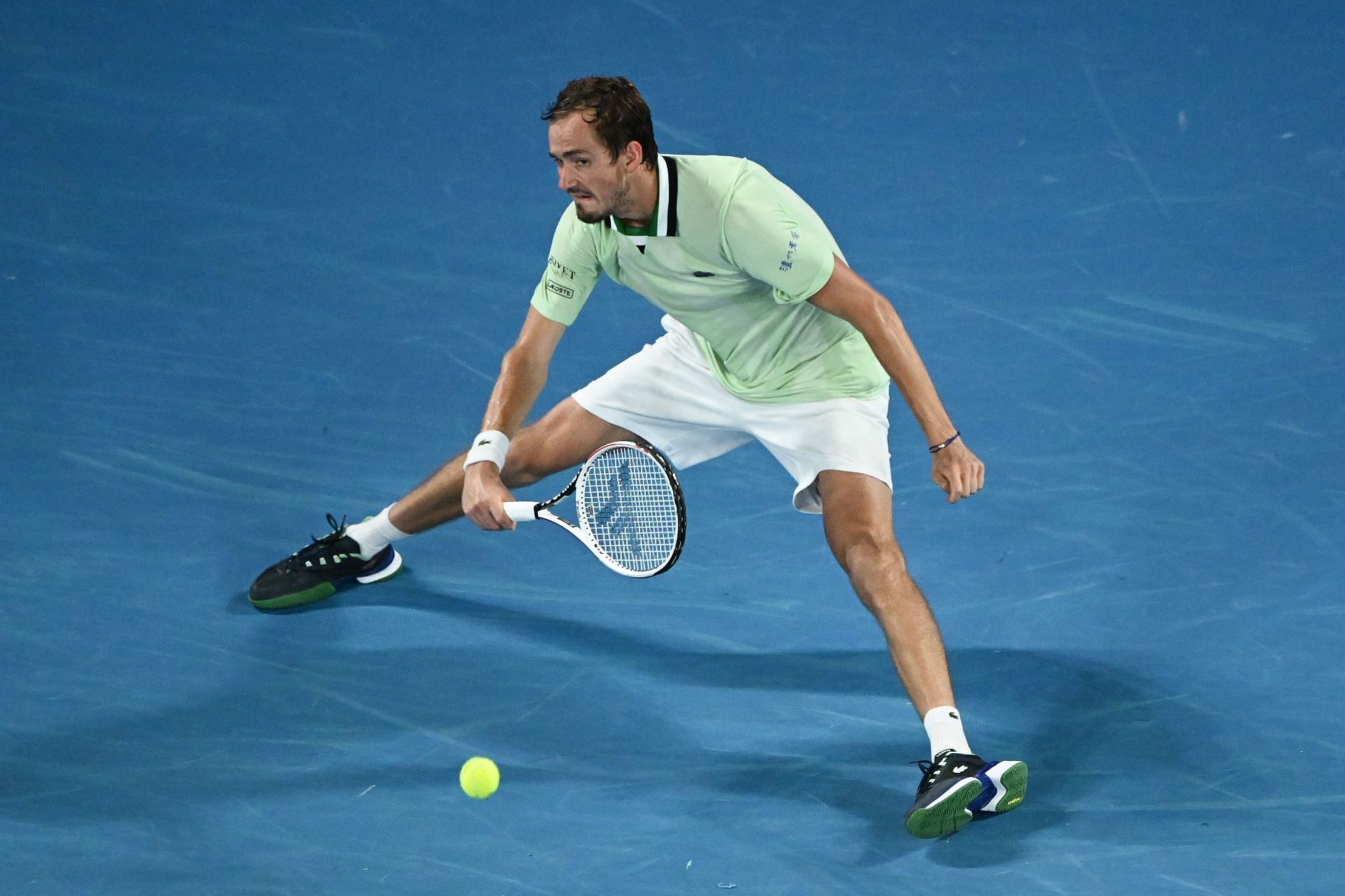 Medvedev took the first set in the Australian Open final