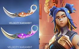 Valorant might be featuring new Velocity Karambit in the Battle Pass for Episode 4 Act 1