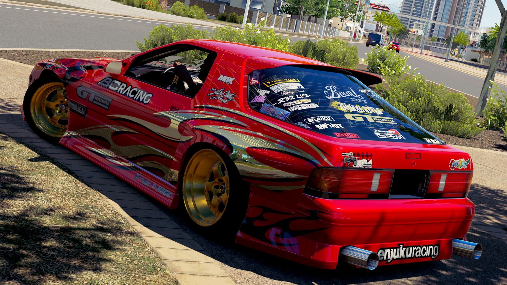 The Twerkstallion can be unlocked from the Mazda RX7 talent tree (image via Playground Games)