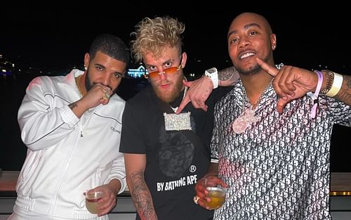 Drake, Jake Paul, TVGUCCI [Image Courtesy: @jakepaul on Instagram]