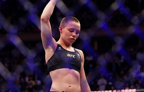 Rose Namajunas at UFC 268: Usman vs. Covington 2