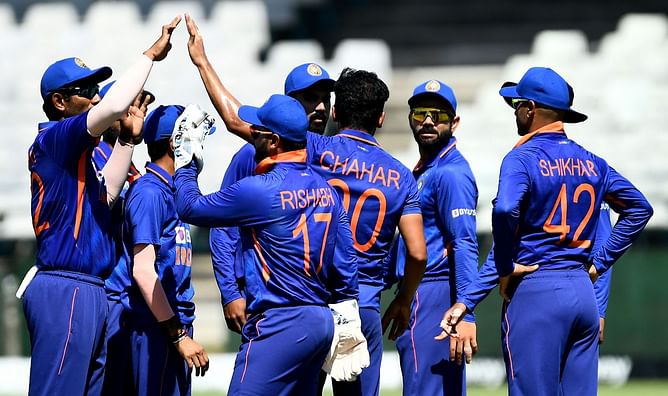 "Rohit wasn't here, so it opened up opportunities to give some of the other guys a run" - Rahul Dravid on a fixed middle order