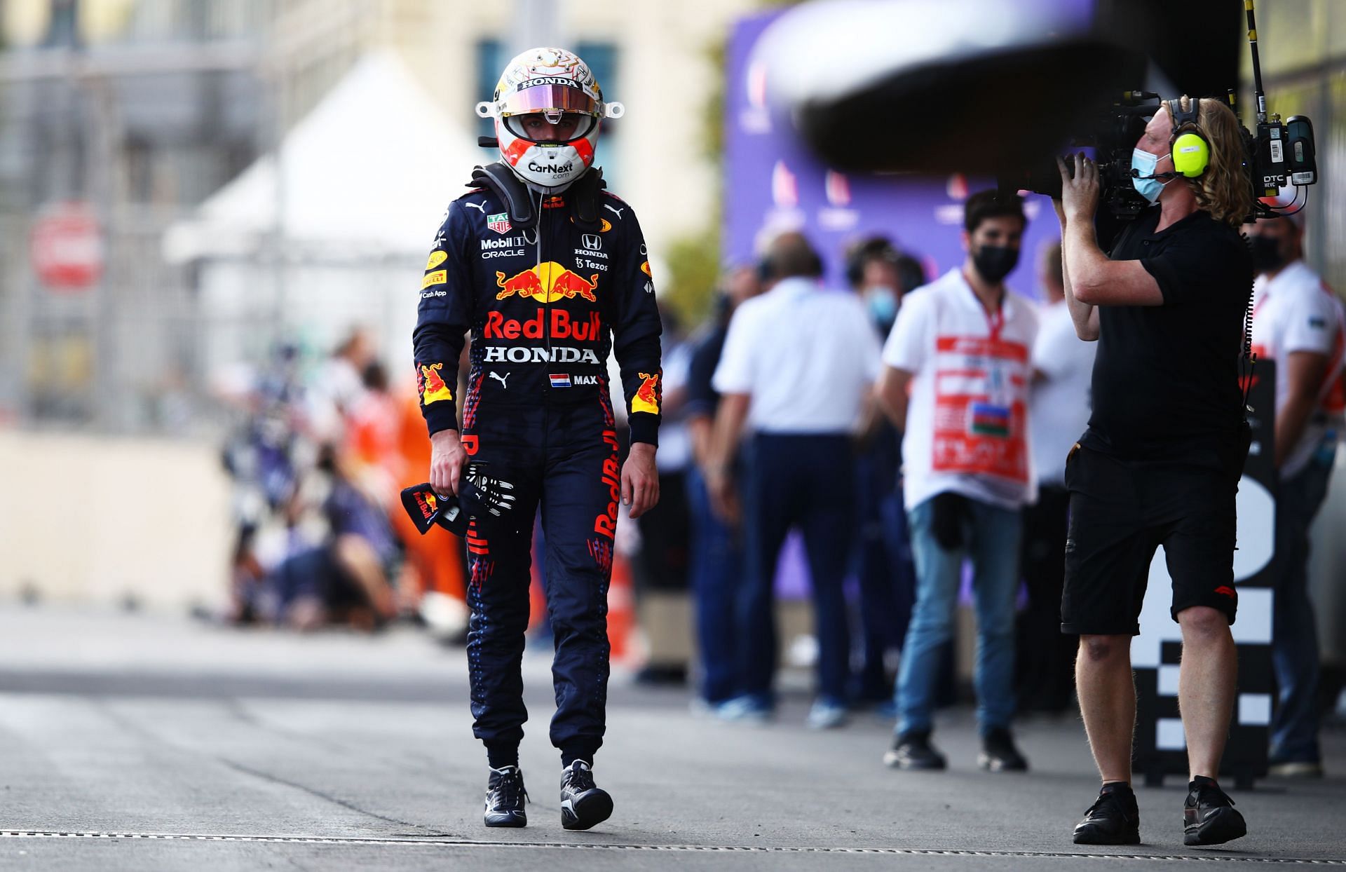 Max Verstappen has already suffered his first big crash of 2022 (Photo by Mark Thompson/Getty Images)