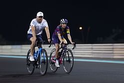 Valtteri Bottas reportedly takes part in a cycling race in Australia