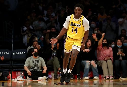 Stanley Johnson in action during Utah Jazz v LA Lakers game