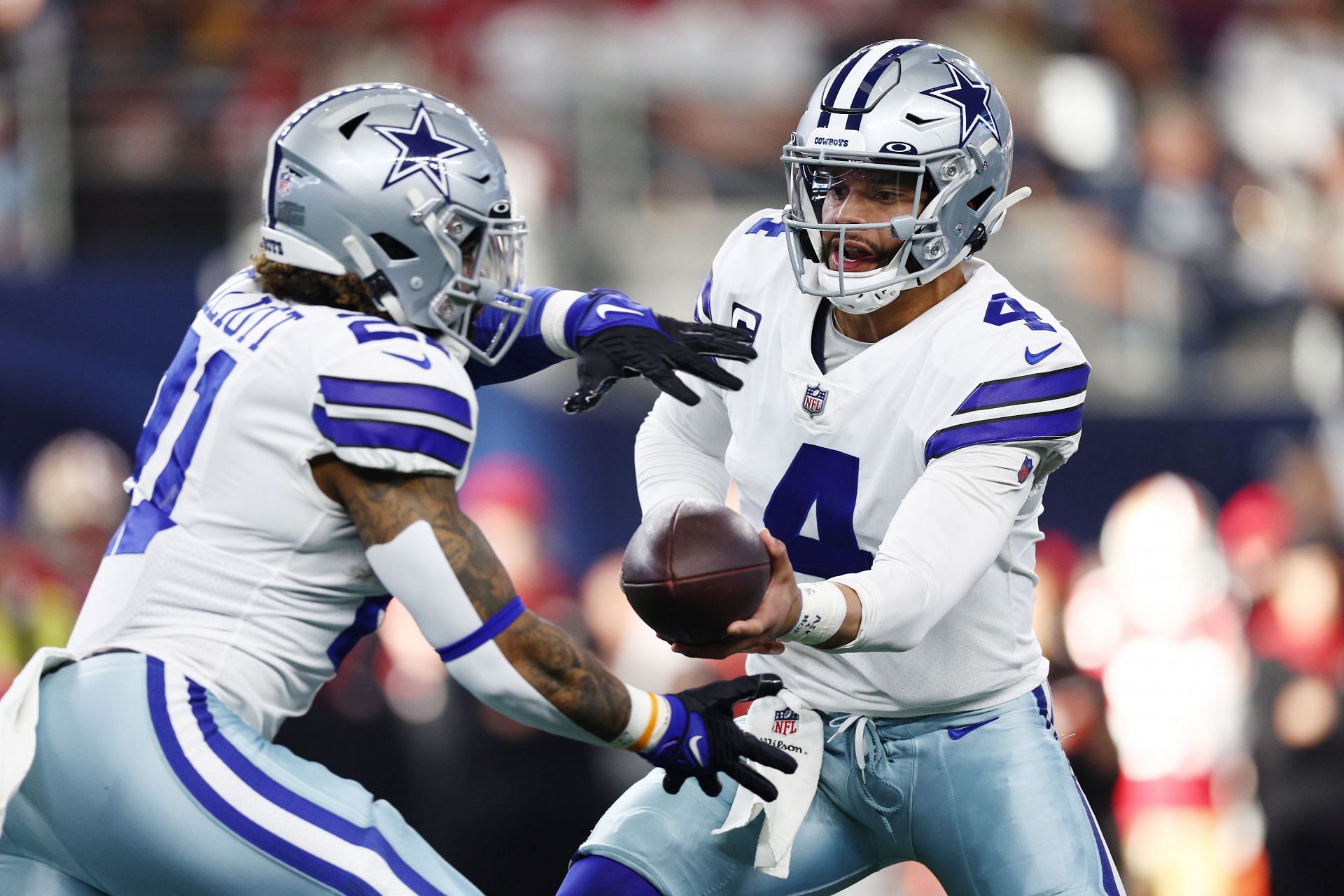 Prescott and Elliott both struggled in the loss to the 49ers