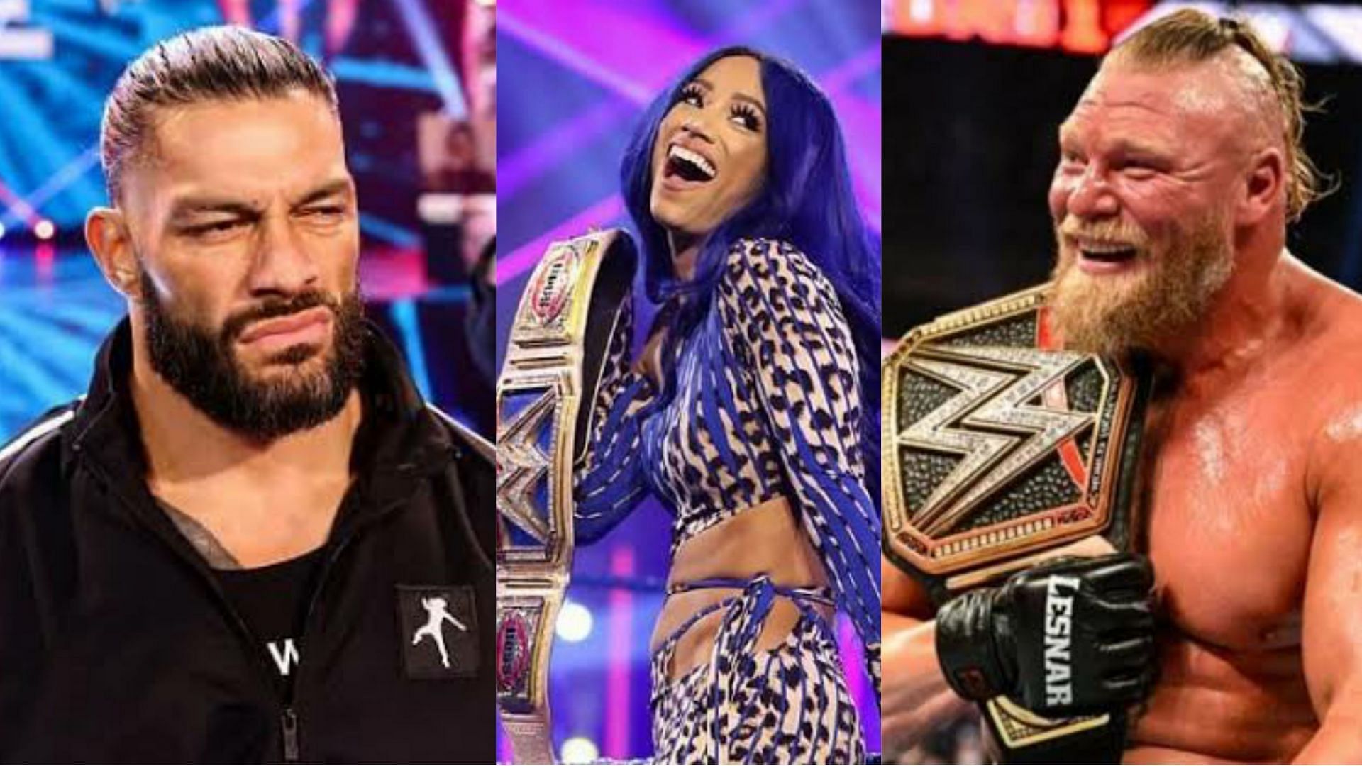 Roman Reigns; Sasha Banks; Brock Lesnar