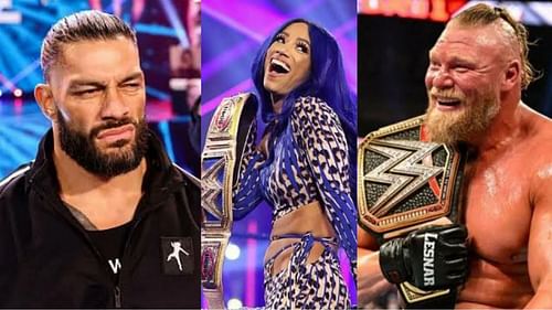 Roman Reigns; Sasha Banks; Brock Lesnar