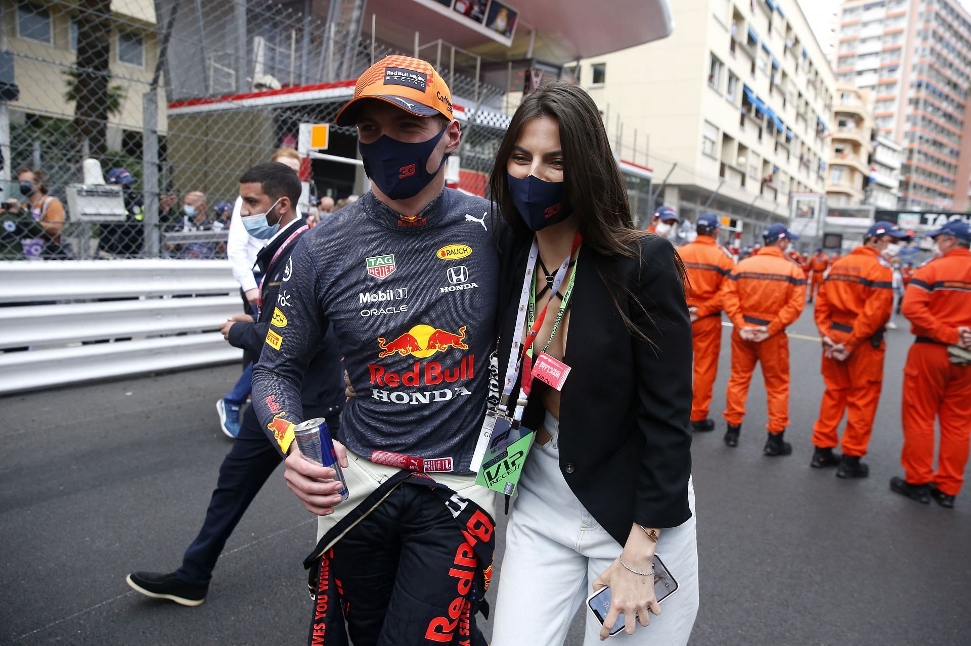 2021 F1 Grand Prix of Monaco - Max Verstappen celebrates his victory with girlfriend Kelly Piquet