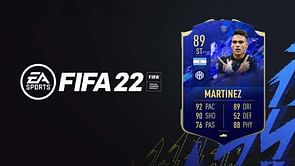 FIFA 22 Ultimate Team SBC: How to get Lautaro Martinez TOTY Honorable Mention card in FUT 22