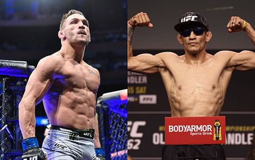 Michael Chandler (left) and Tony Ferguson (right)