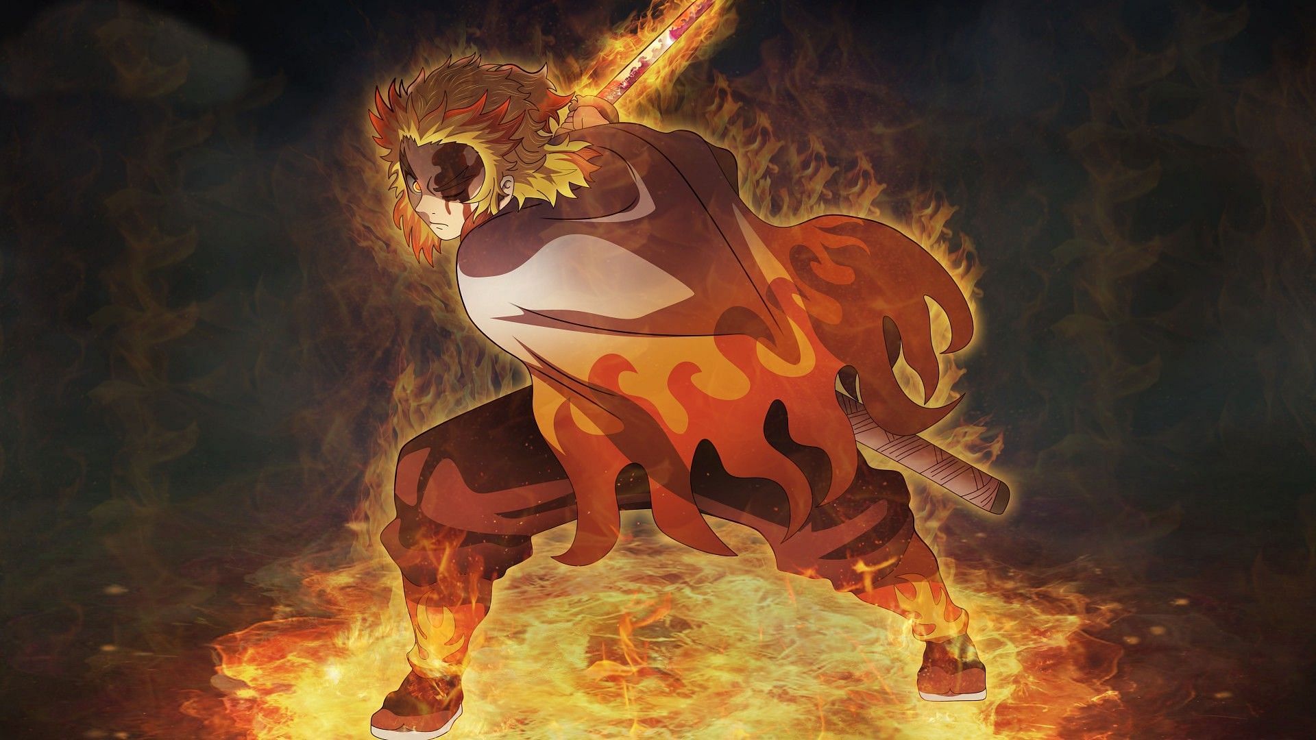 Flame Style Hashira :hashirakyojuro rengoku