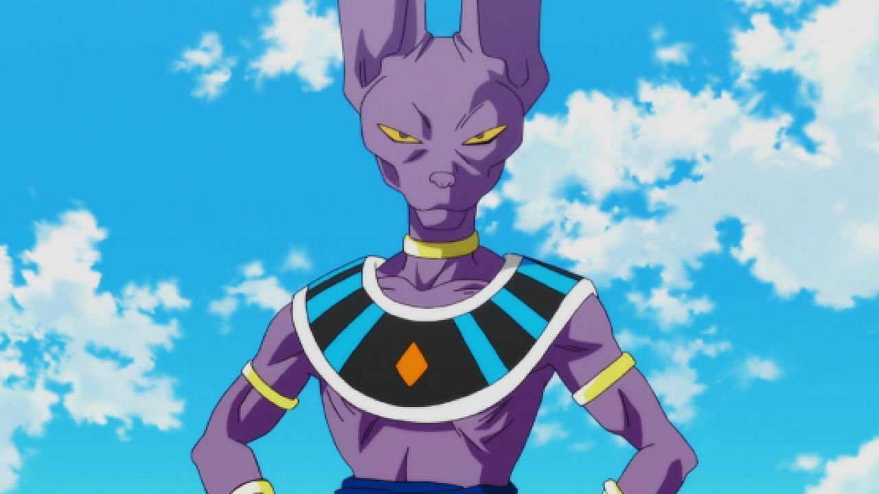 Beerus, as seen in the Super anime (Image via Toei Animation)
