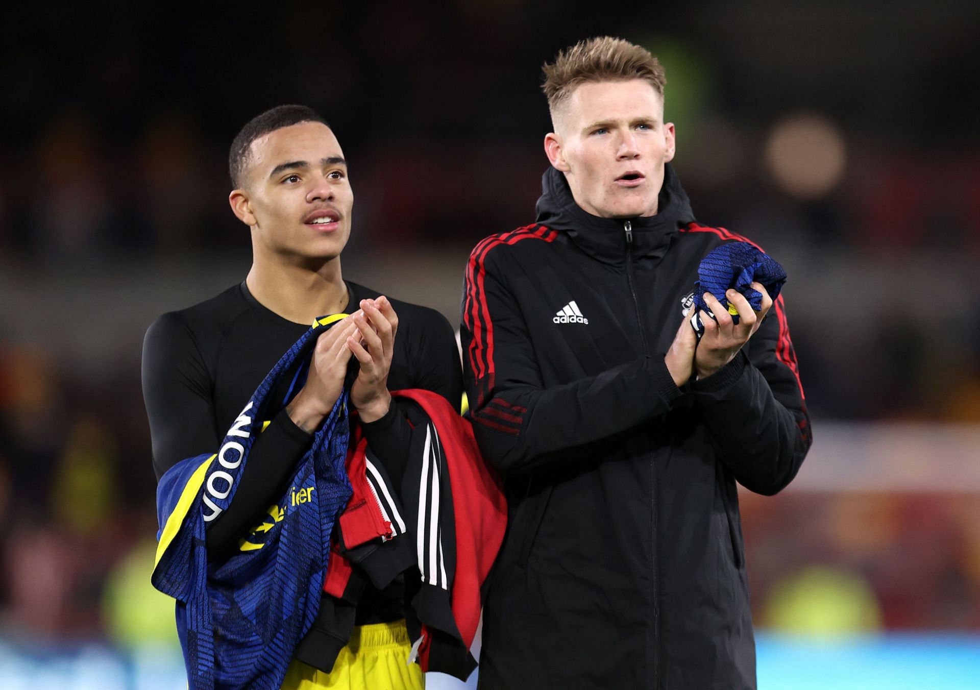 Scott McTominay (right) has been excellent under Ralf Rangnick.