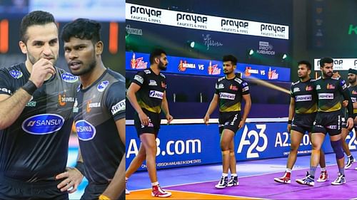 Fazel Atrachali scored a High 5 against Telugu Titans in Pro Kabaddi 2022 (Image: Instagram)