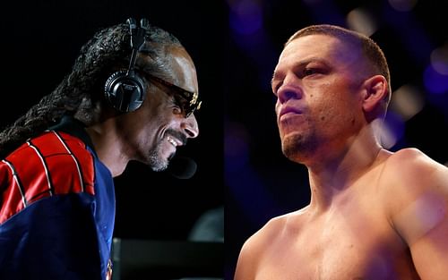 Snoop Dogg (left) & Nate Diaz (right)