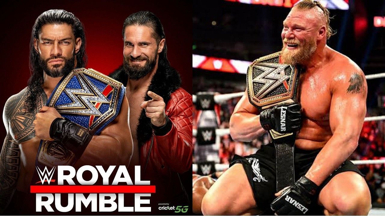 WWE Royal Rumble 2022 में रोमन रेंस vs ब्रॉक लैसनर के मैच में कई सुपरस्टार्स के दखल की संभावना है