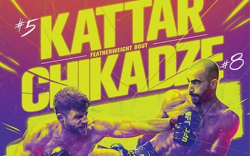 UFC Fight Night: Kattar vs. Chikadze 2022 event