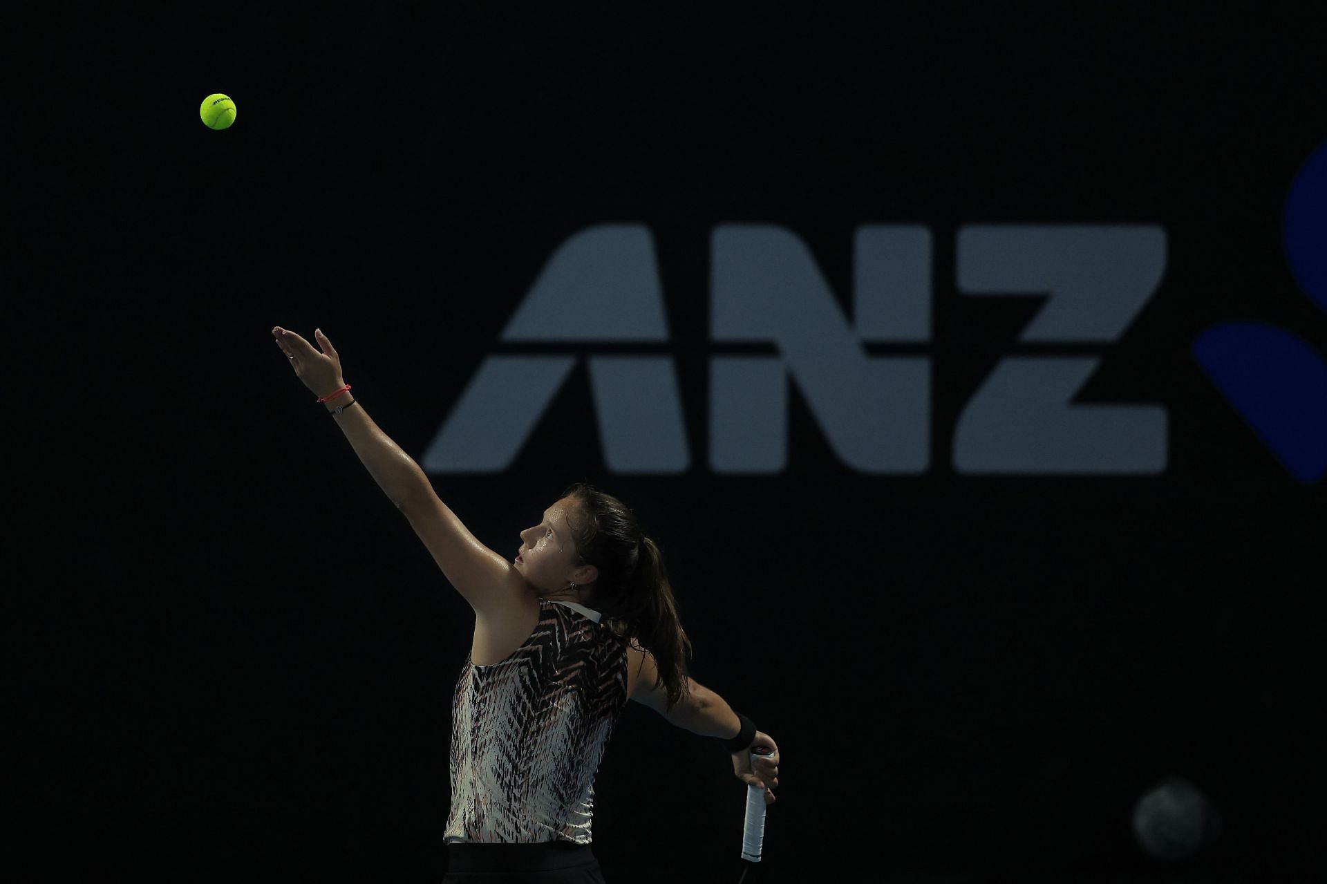 Kasatkina at the 2022 Sydney Tennis Classic.