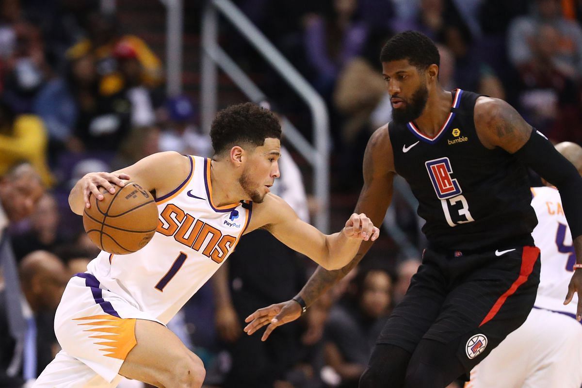 The visiting LA Clippers will try to win to stay undefeated against the Phoenix Suns on Thursday. [Photo: Bright Side of the Sun] The LA Clippers are barely afloat amid injuries and virus protocols. [Photo: Clips Nation] As long as Devin Booker and Chris Paul are around, the Phoenix Suns will always be tough to beat. [Photo: Sporting News]