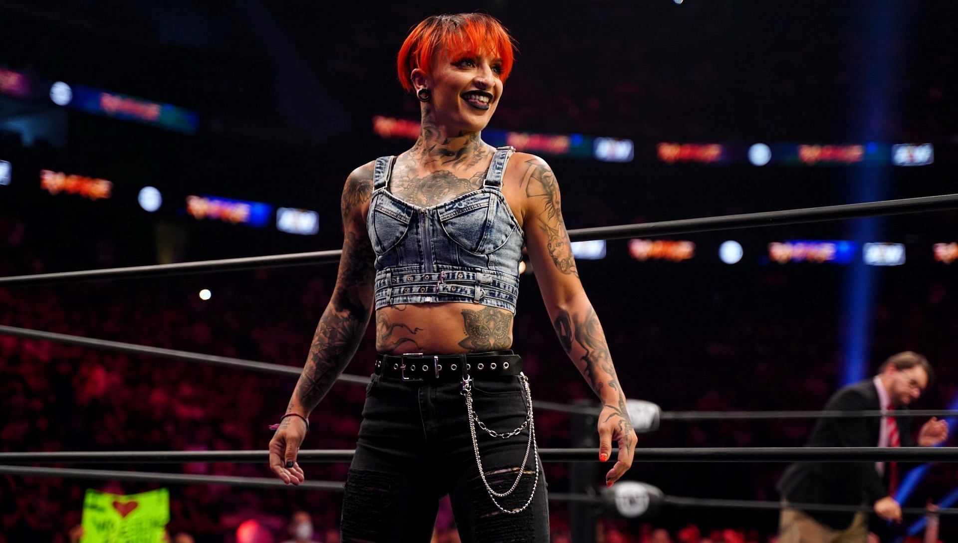 Ruby Soho worked with the ring name Ruby Riott in WWE