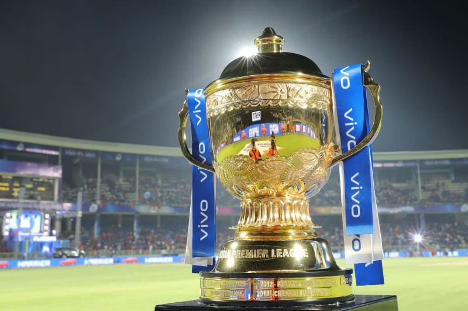 The Vivo IPL trophy. Pic: IPLT20.COM