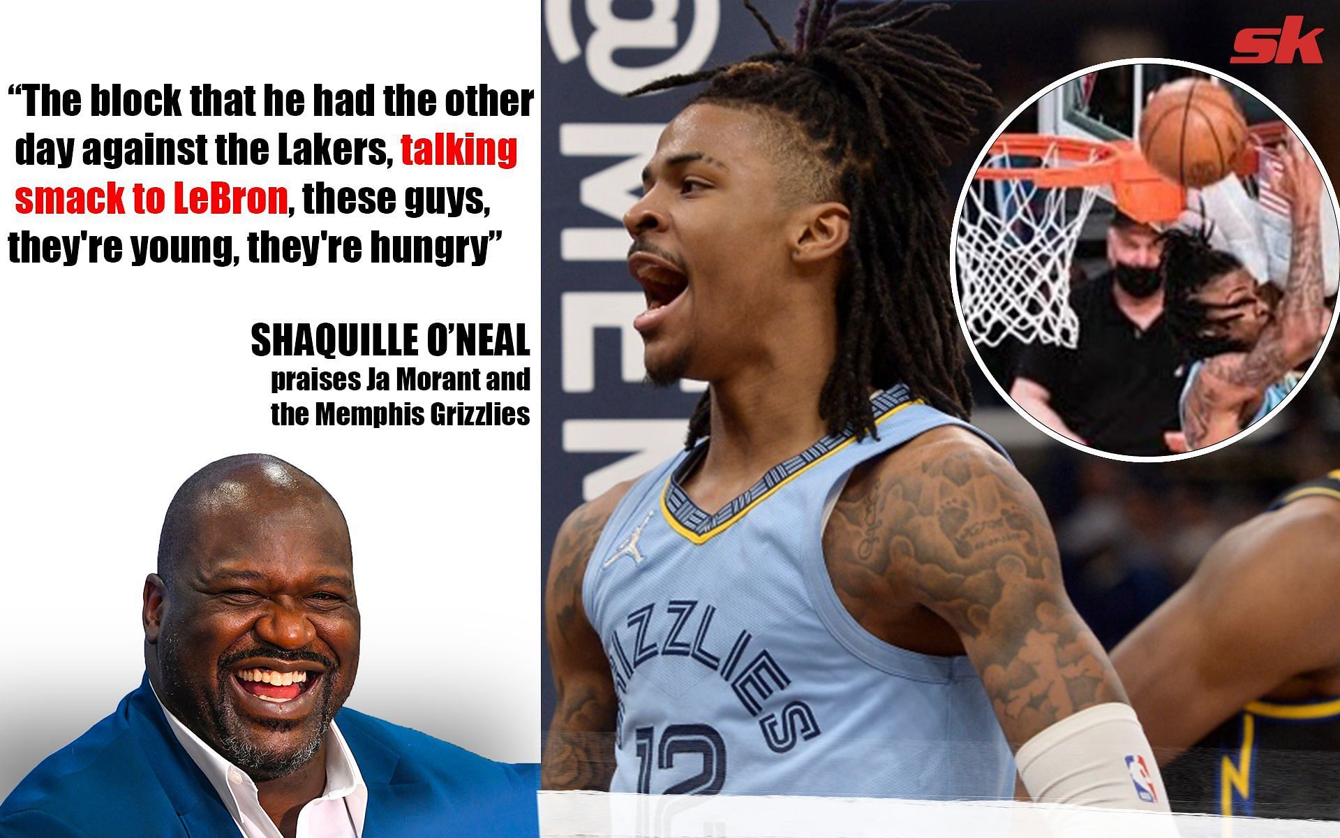Shaquille O&#039;Neal praises Ja Morant and Memphis Grizzlies.