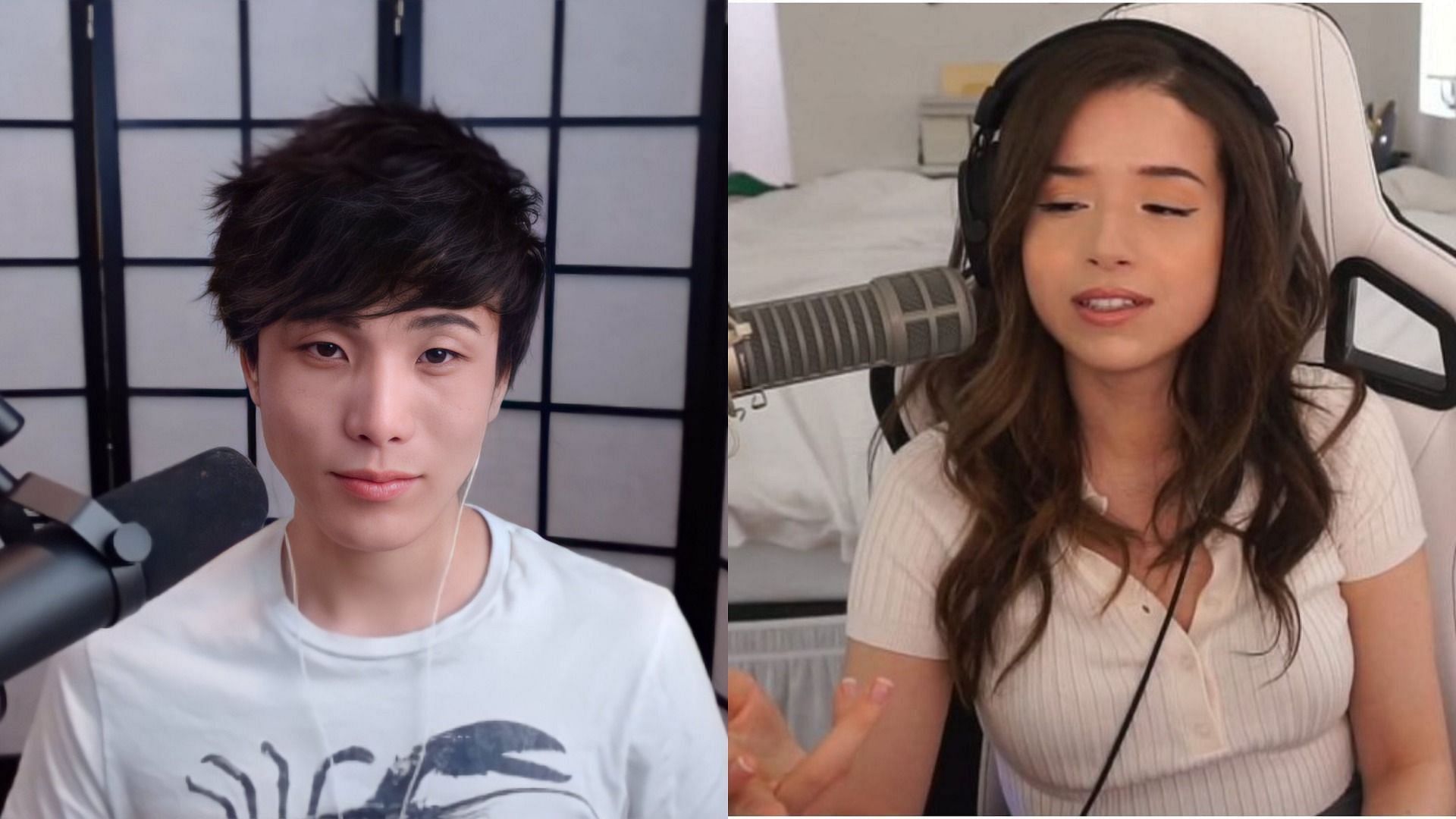 Sykkuno defends Pokimane after she gets banned from Twitch (Image via Wikitubia and Sportskeeda)
