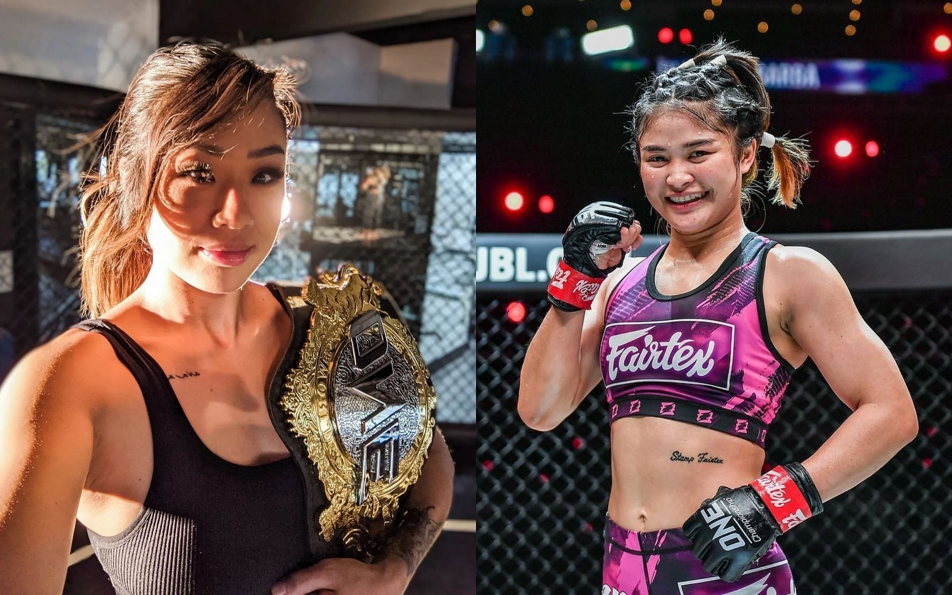 ONE Championship&#039;s atomweight queen Angela Lee continues preparation for ONE X title fight against Stamp Fairtex. [Photos: @angelaleemma, @stamp_fairtex on Instagram]