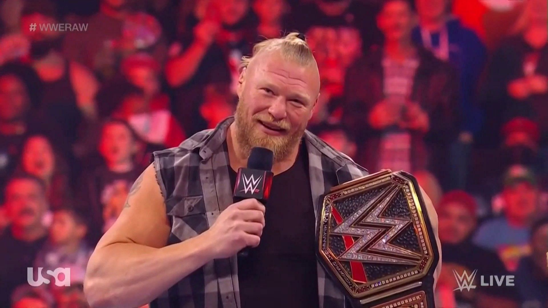 WWE चैंपियन ब्रॉक लैसनर के मैच का हुआ ऐलान