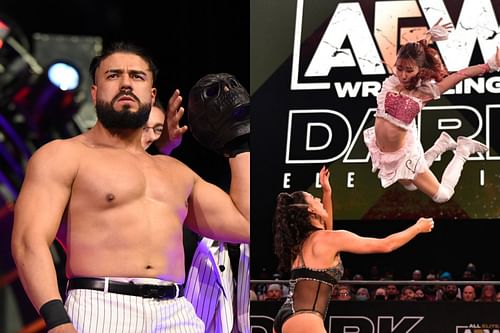 Andrade El Idolo was impressive; Riho in action