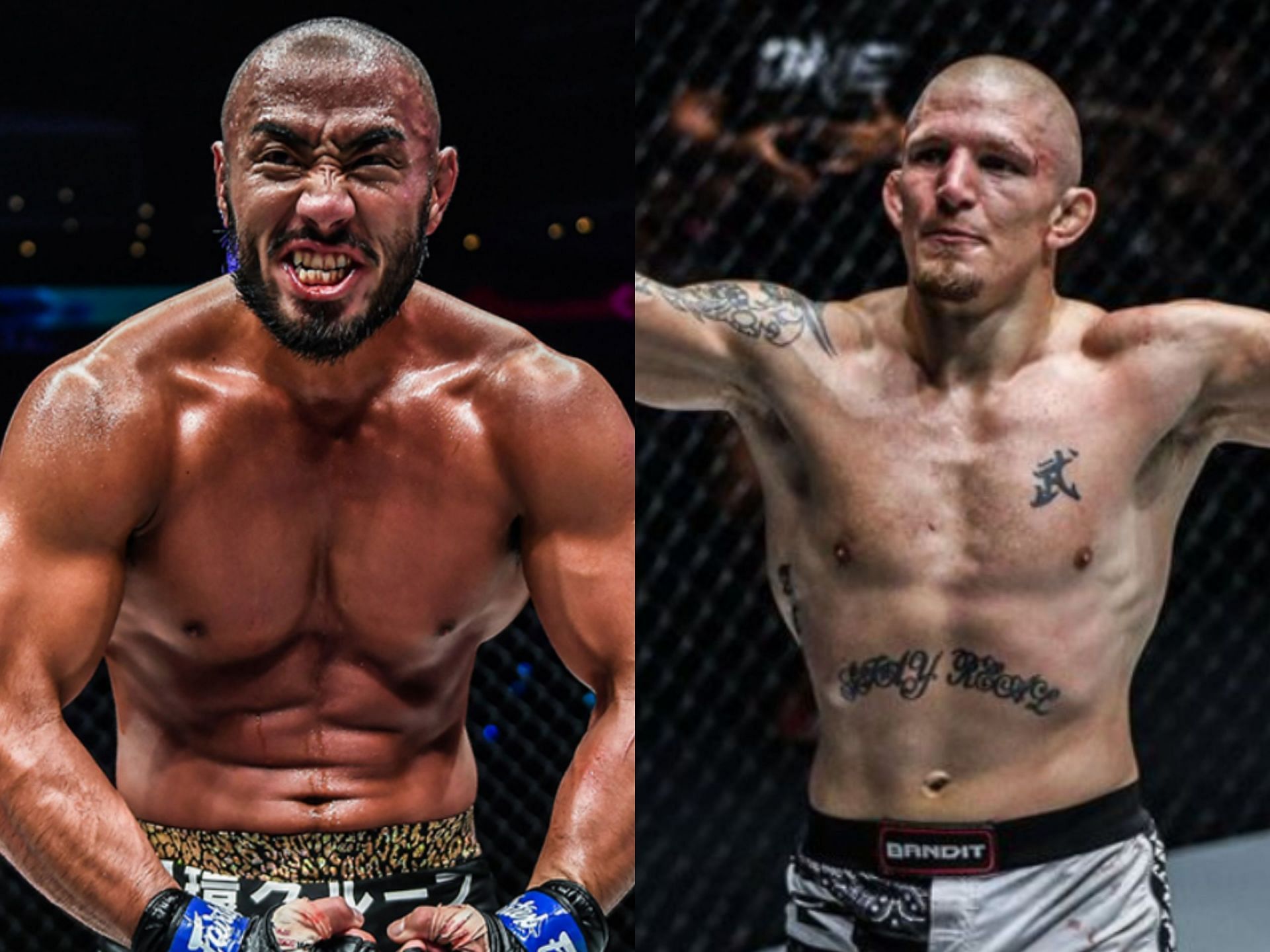 Hiroyuki Tetsuka (left) and Zebaztian Kadestam (right). [Photo: ONE Championship]