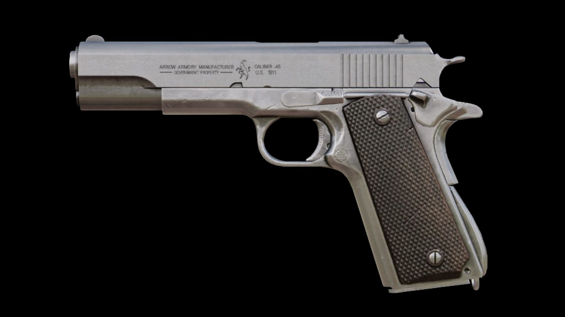 The 1911 is a powerful sidearm with the ideal loadout (Image via Activision)