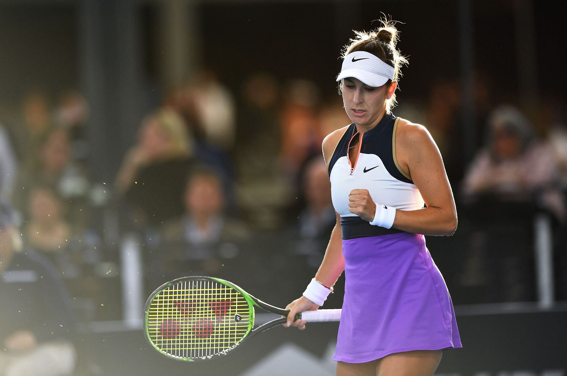 Belinda Bencic at the 2021 Adelaide International.