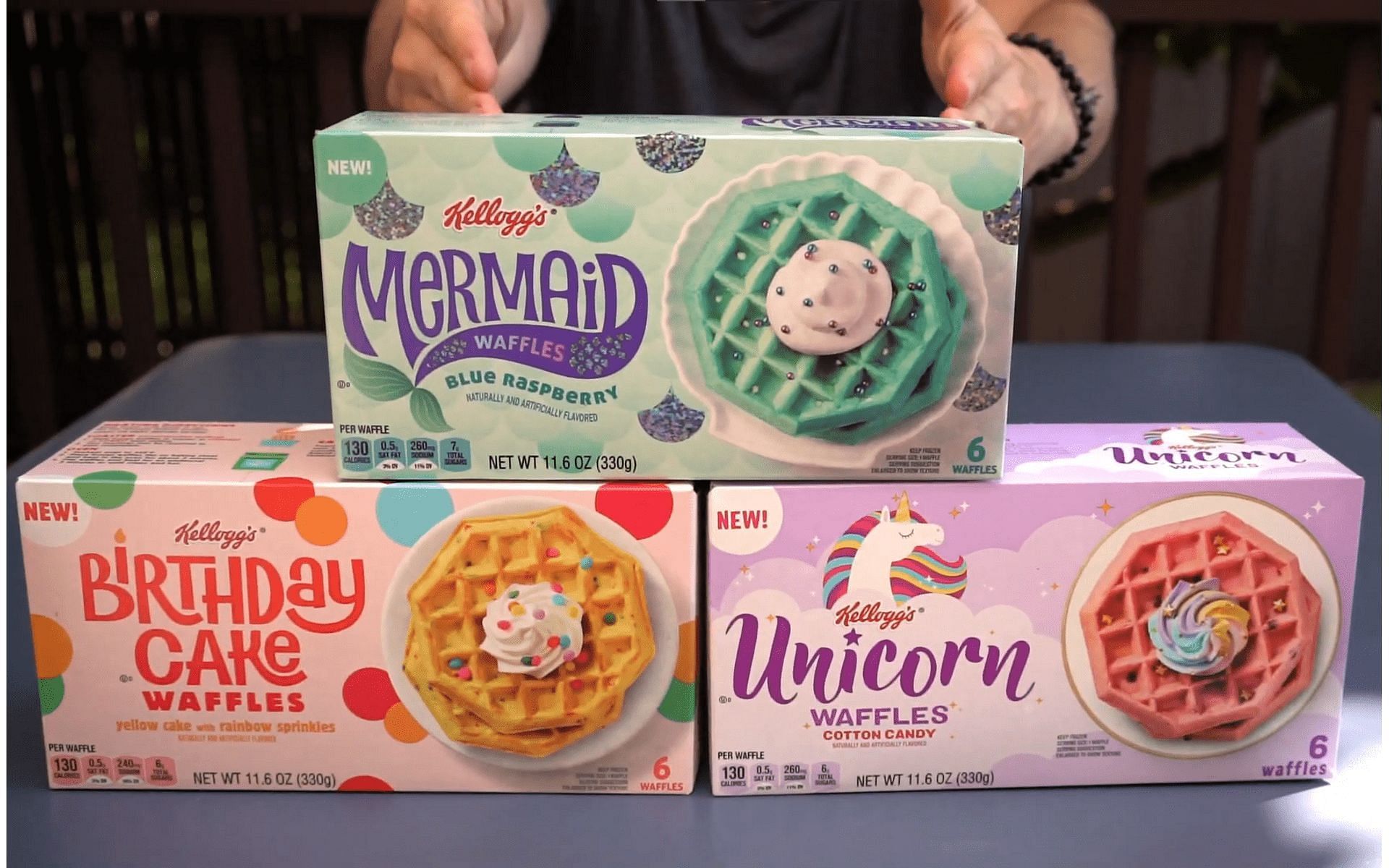 The Kellogg&rsquo;s Mermaid Waffles meme made a comeback on Twitter last week (Image via YouTube/@consumer time capsule)