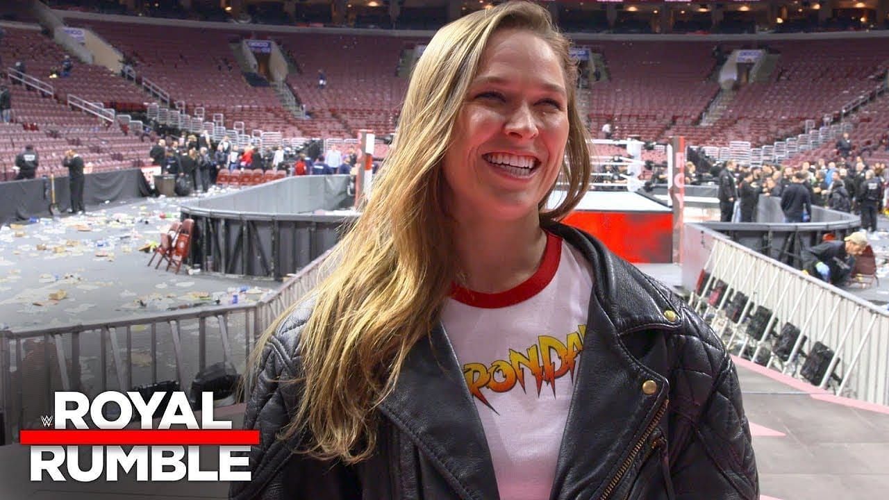 Ronda Rousey appeared at Royal Rumble 2018